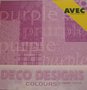 Avec Deco Design Colours Block Purple
