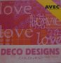 Avec Deco Design Colours Block 4.080.423 Love