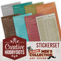 Creative Hobbydots Set CHSTS 024 Stickerset Classic Men's Collection