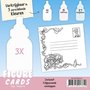Figure Cards FC4K10003-01 Flesje wit