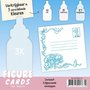 Figure Cards FC4K10003-27 Flesje Babyblauw